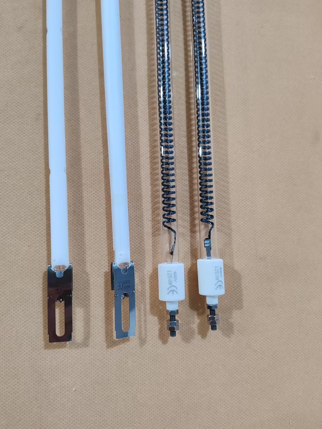 220v 1000w Half White IR Carbon Fiber Heating Lamp