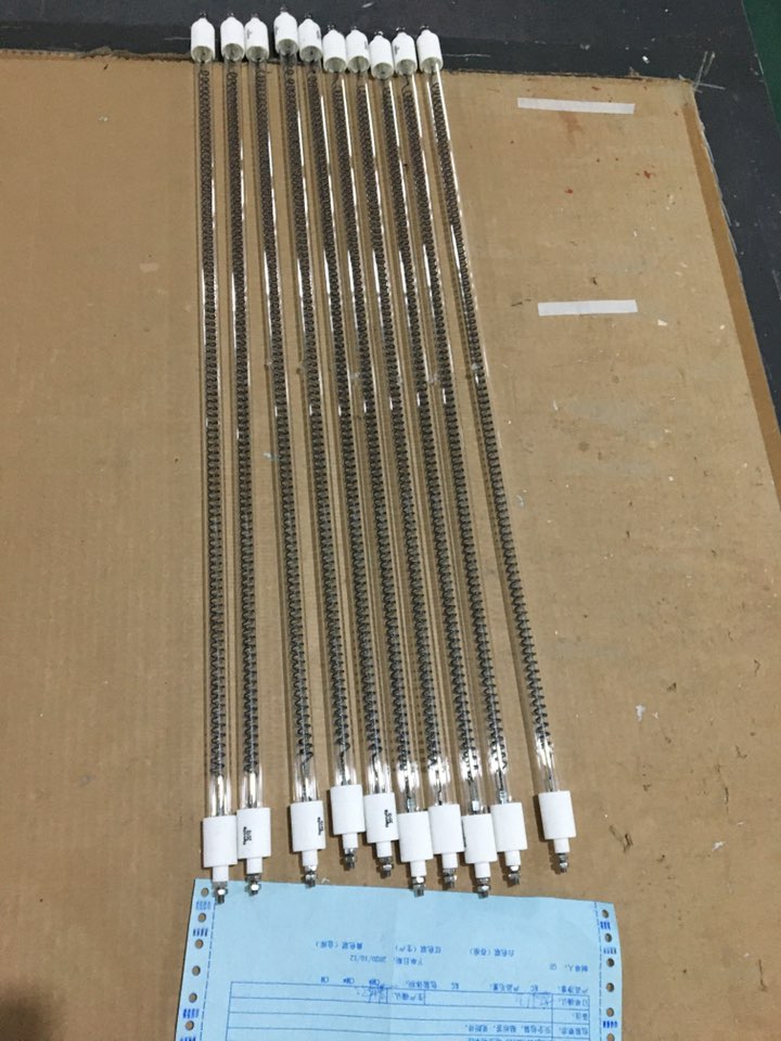 carbon fiber far infrared heating tube for screen printing machines carbon fiber quartz heater