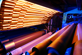 Infrared drying lamp for printing machine
