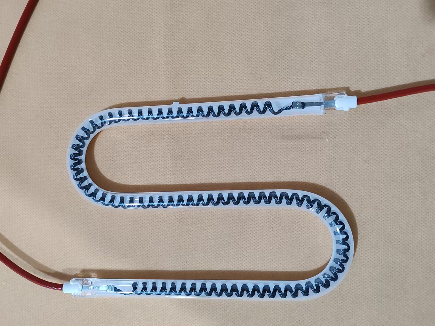 Carbon quartz tube