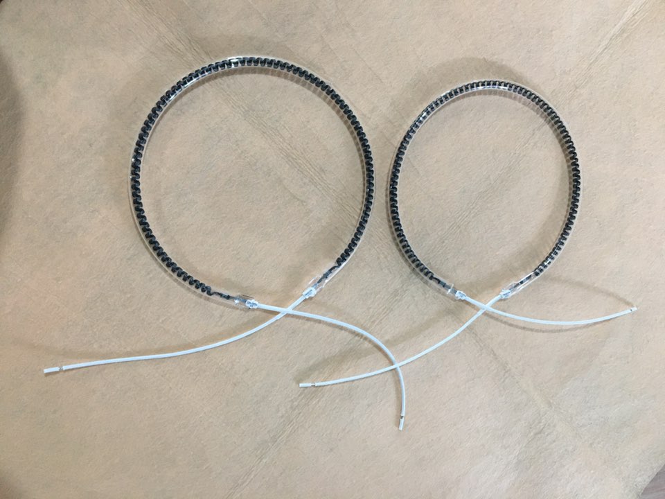 infrared carbon fiber quartz glass heater element