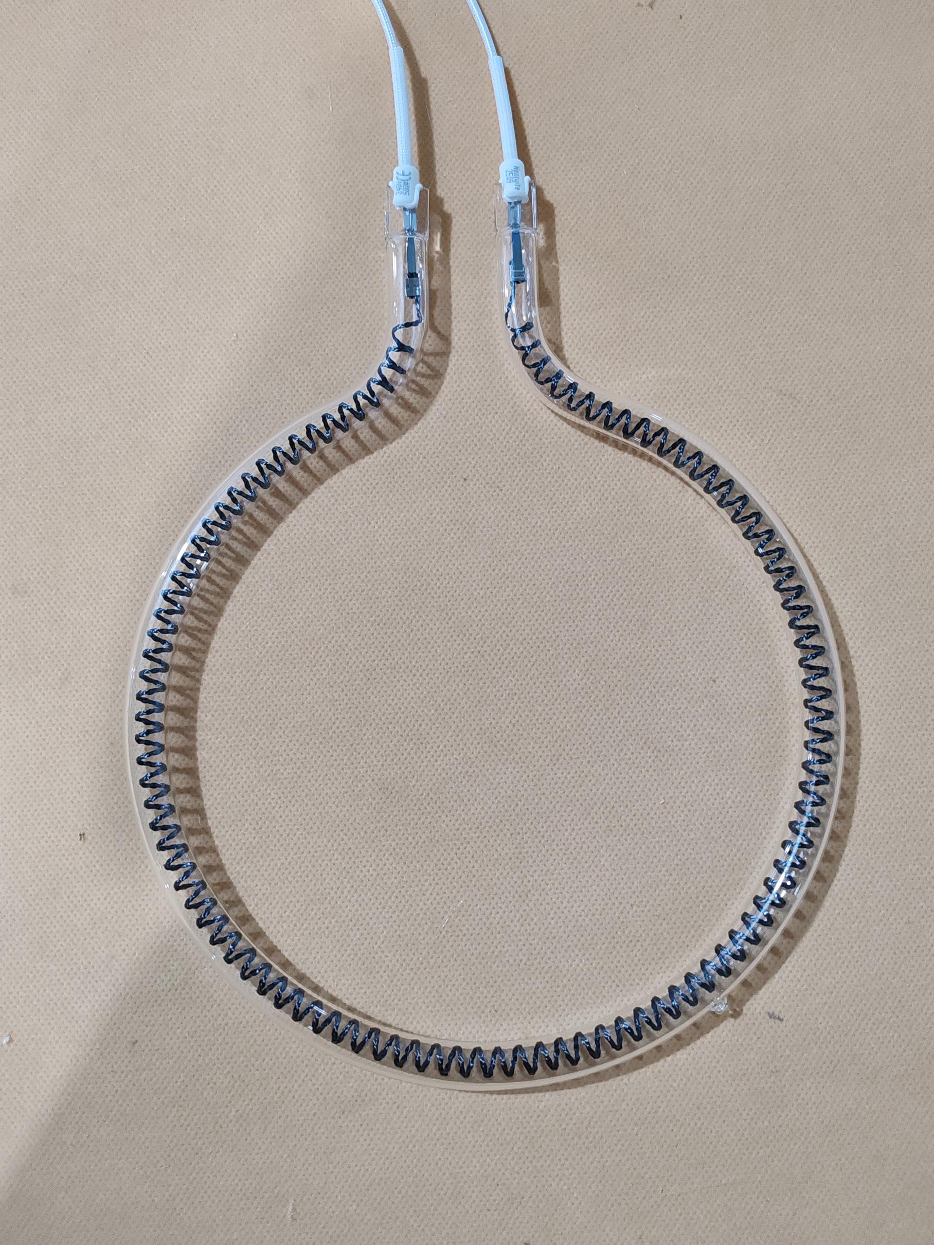 curing carbon fiber quartz heating lamp