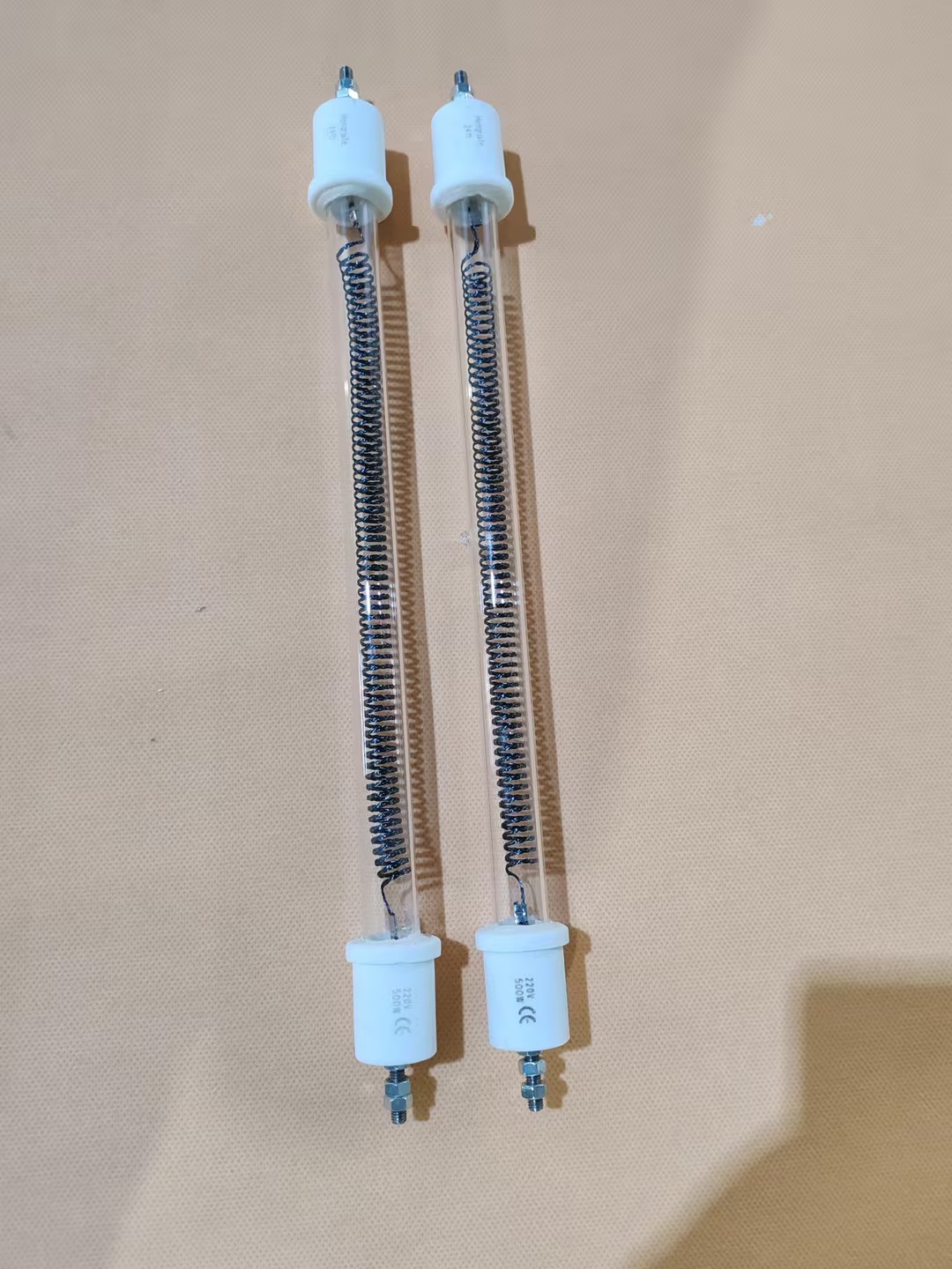 Clear IR Carbon Fiber Heating Lamp 545mm 220v 1000w