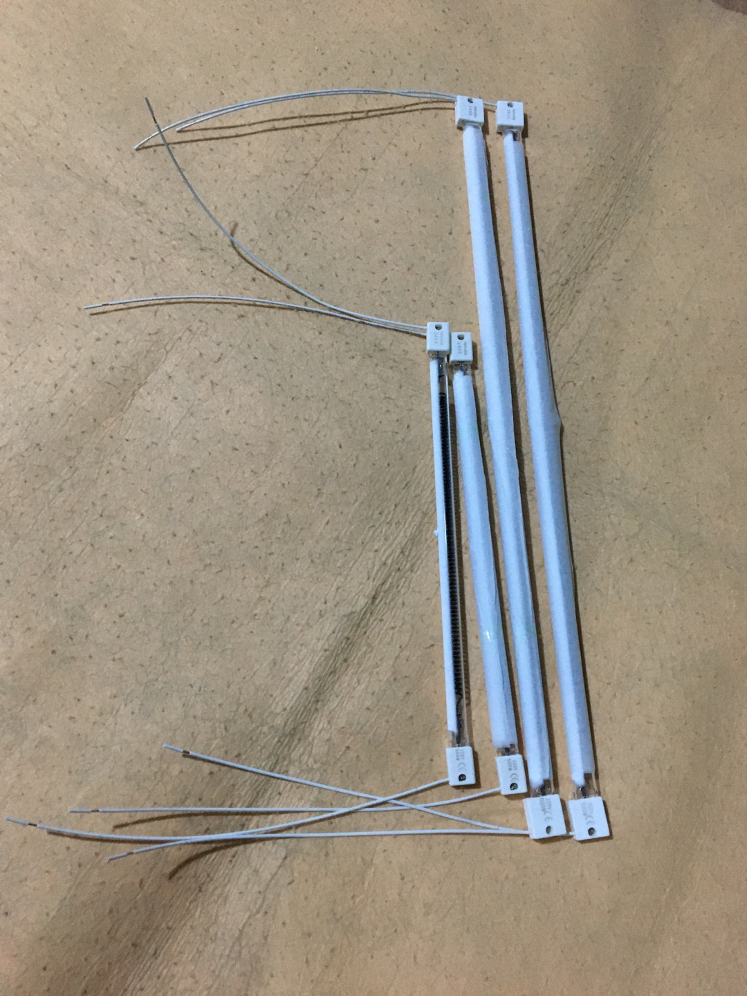Medium Wave Carbon Fiber Heating Tube 750mm 220v 1200w