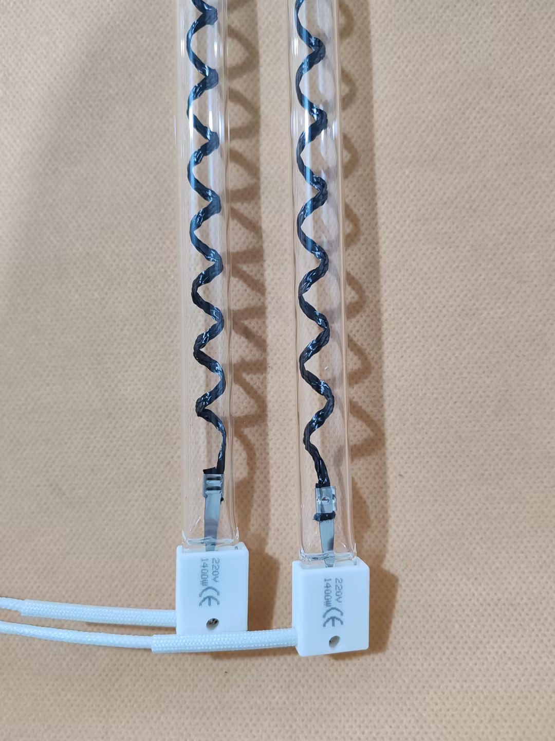 600mm Clear Quartz Infrared Carbon Heating Lamp